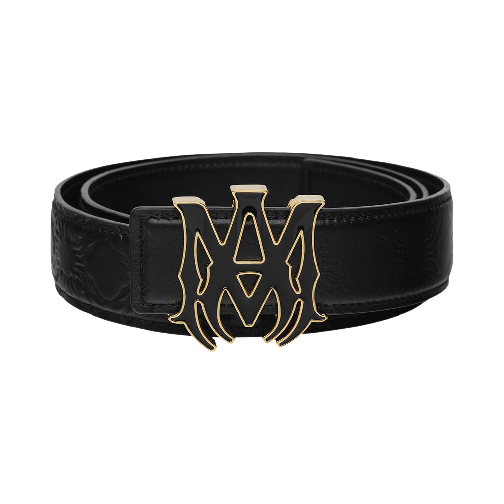 Buy Amiri Reversible MA Quad Enamel Belt 'Black' - AMACBL1028 001