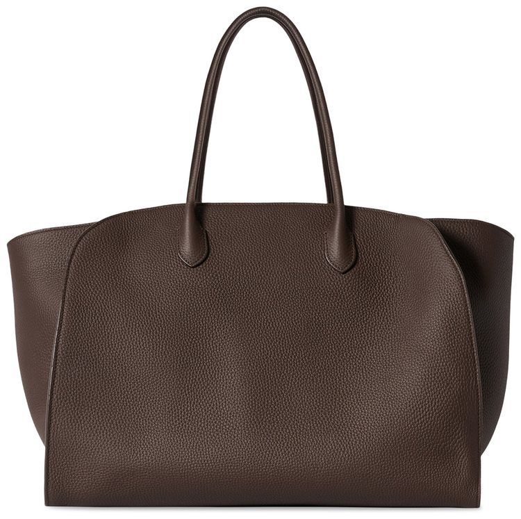 The Row Marlo Tote Deep Brown