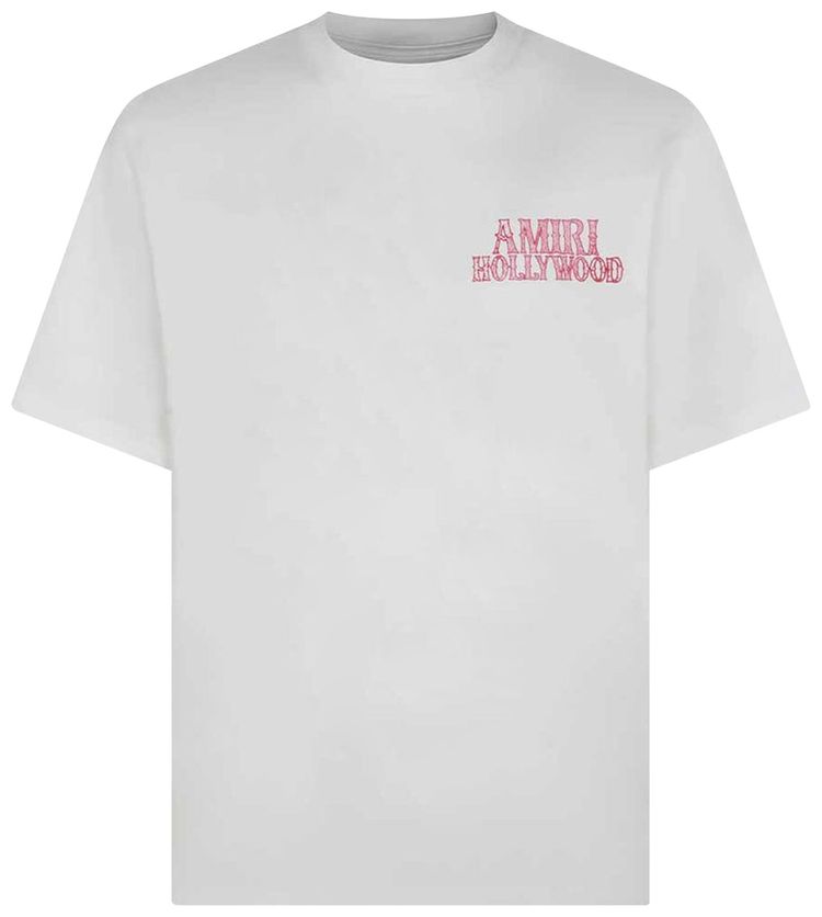 Amiri Hollywood Oversized Tee Ivory