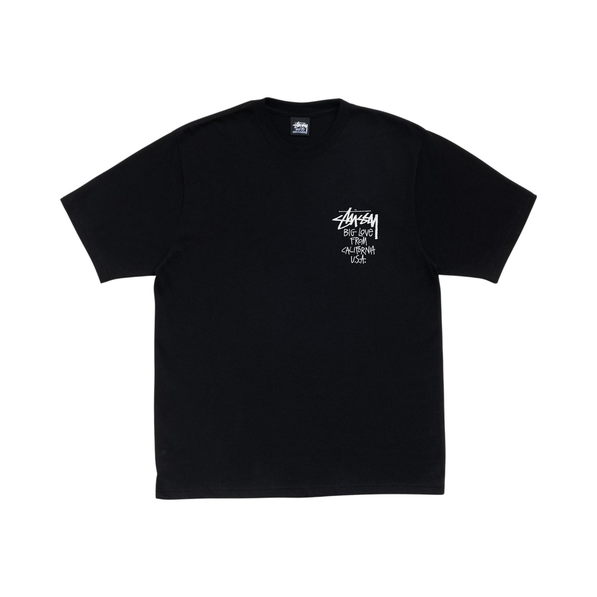 Buy Stussy Big Love Tee 'Black' - 1905218 BLAC | GOAT