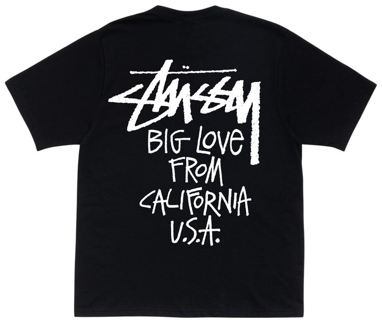 Stussy Big Love Tee Black