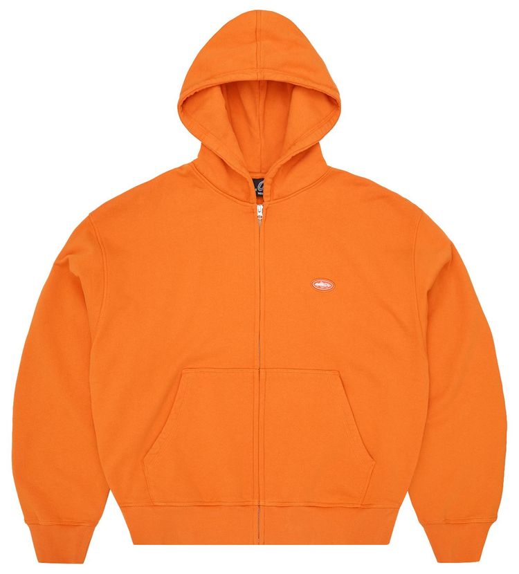 Corteiz Mini Island Zip Hoodie Orange