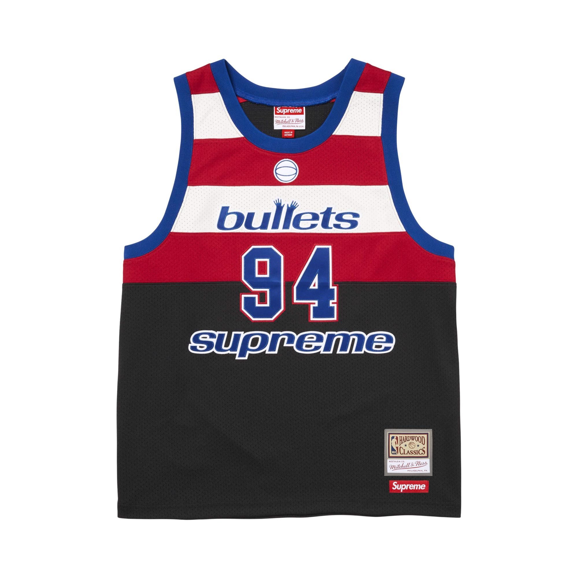 Buy Supreme x Mitchell & Ness Teams Jersey 'Black' - SS26KN76