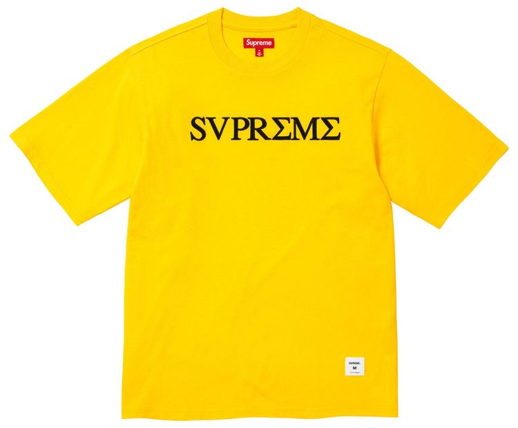 Supreme Greek Short Sleeve Top Yellow