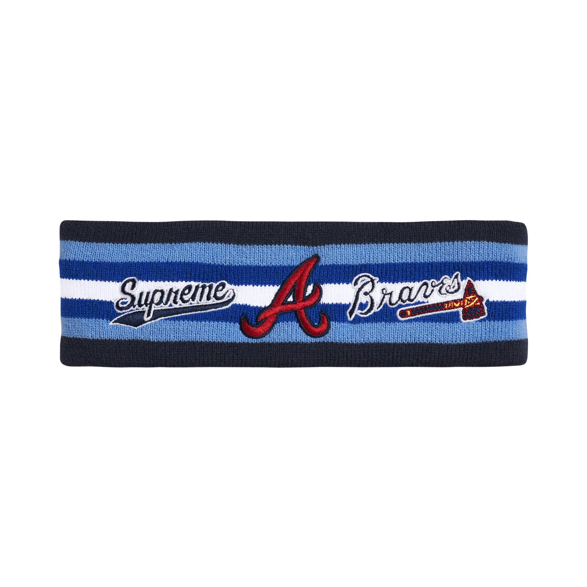 Buy Supreme x Mitchell & Ness Teams Headband 'Navy' - SS26BN47