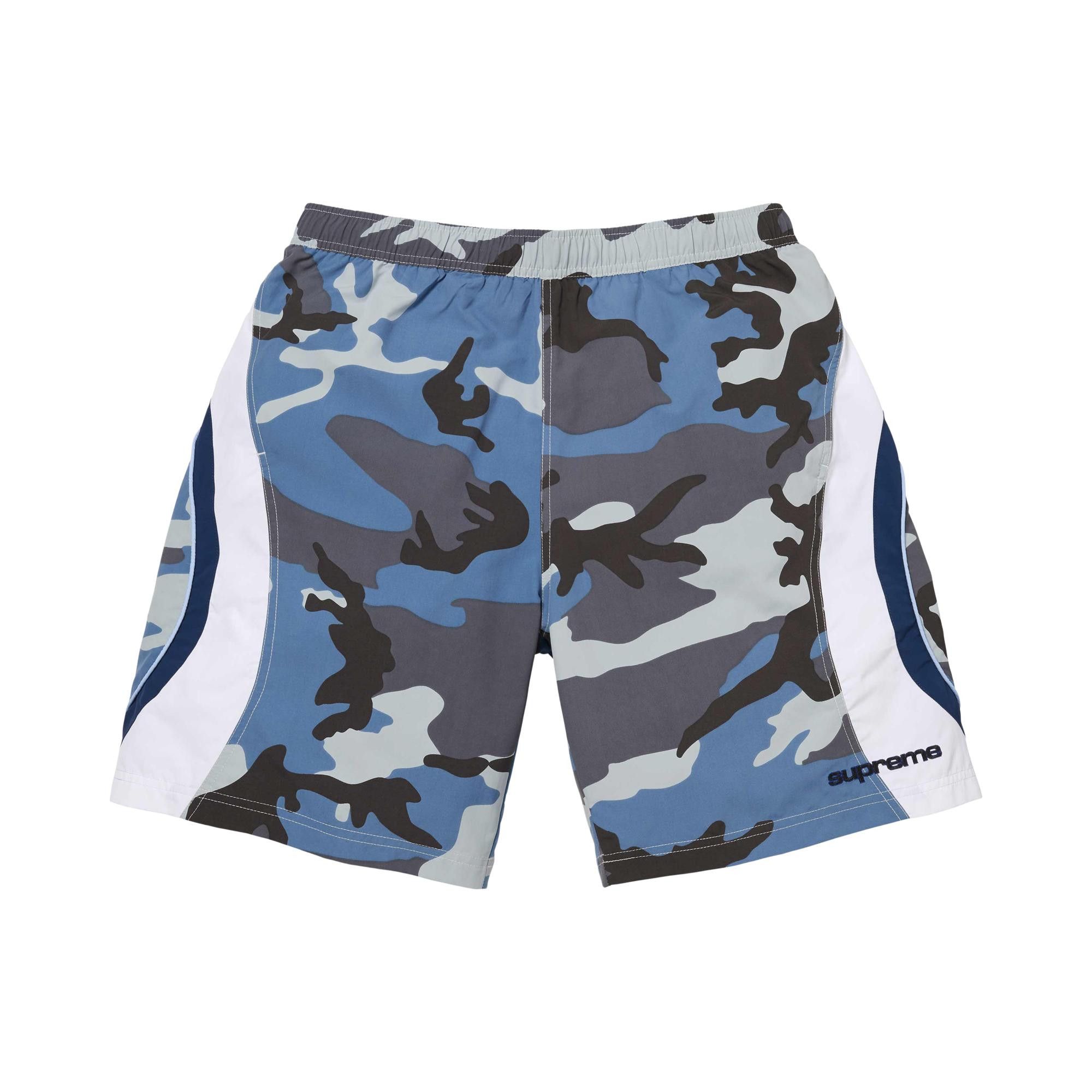 Buy Supreme Paneled Water Short 'Blue Camo' - SS26SH50 BLUE CAMO