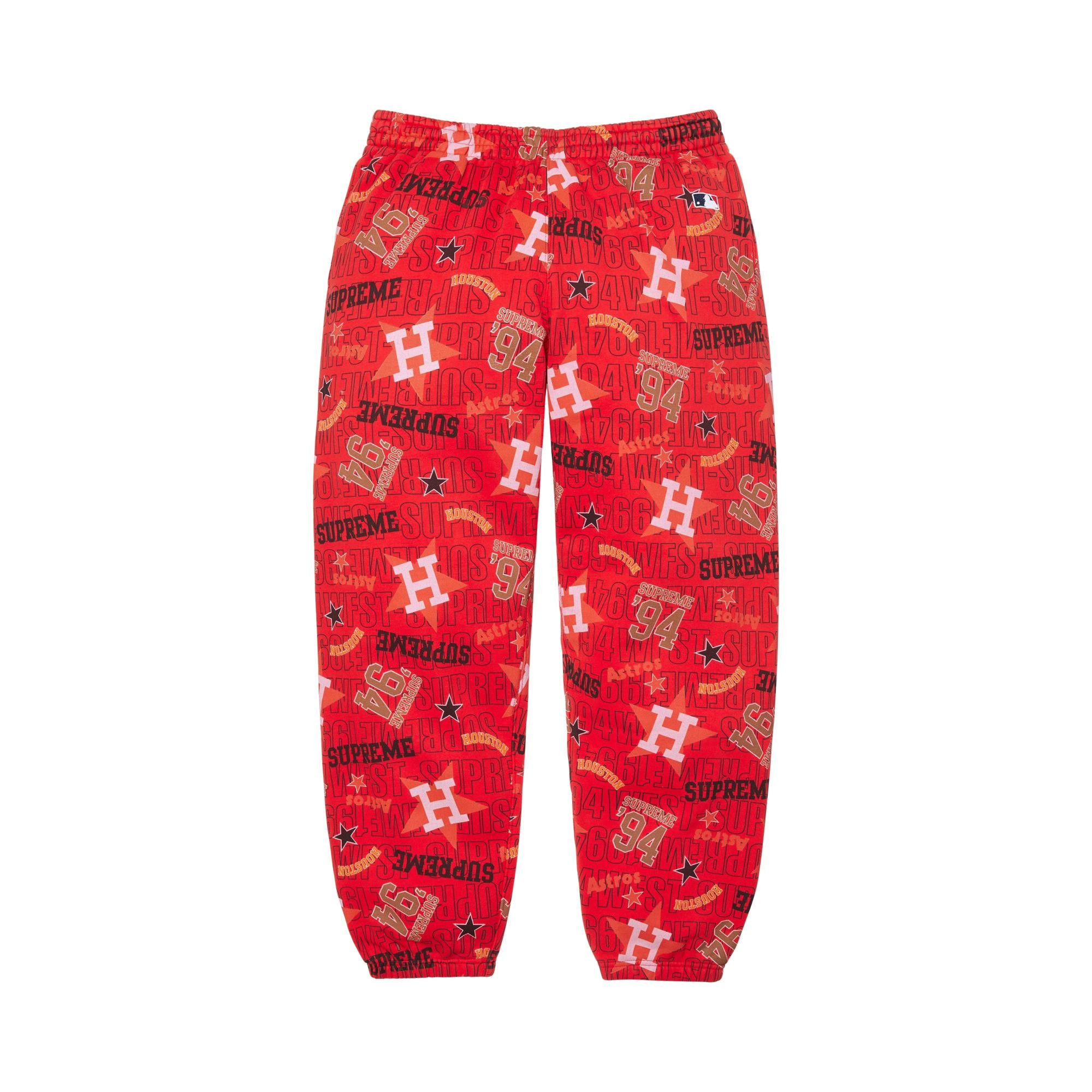 Buy Supreme x Mitchell & Ness Teams Sweatpant 'Red' - SS26P68 RED