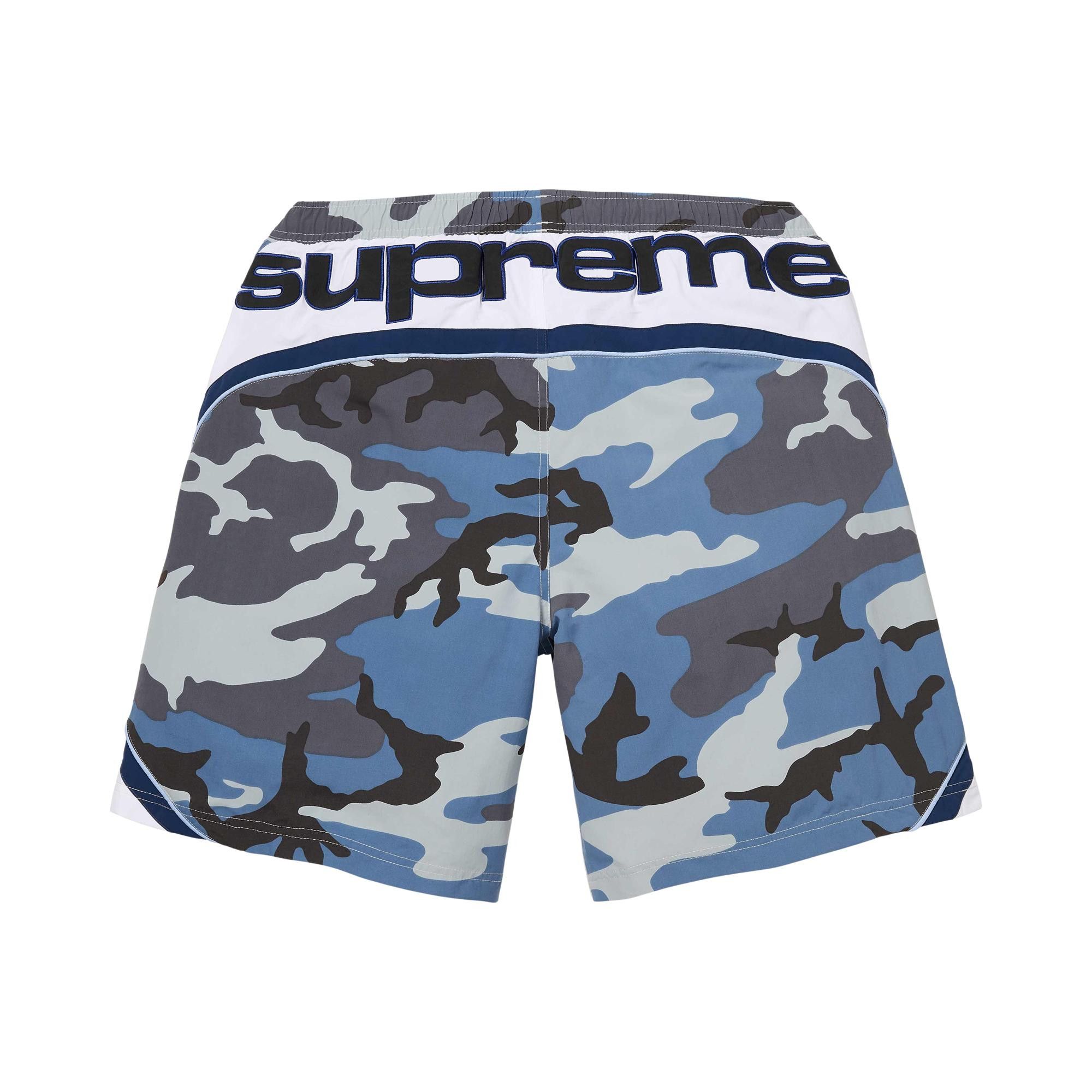 Buy Supreme Paneled Water Short 'Blue Camo' - SS26SH50 BLUE CAMO