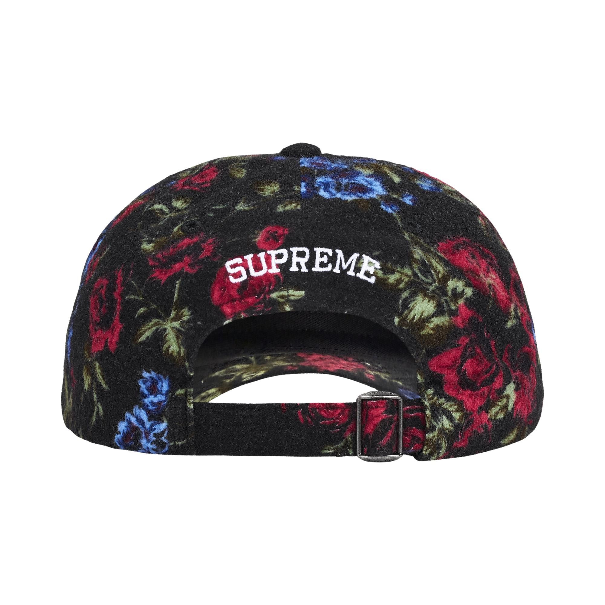 Buy Supreme Floral Flannel 6-Panel 'Black' - SS26H112 BLACK | GOAT