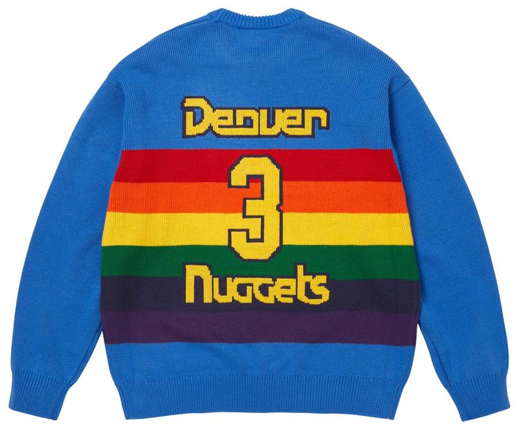 Supreme x Mitchell  Ness Teams Sweater Royal