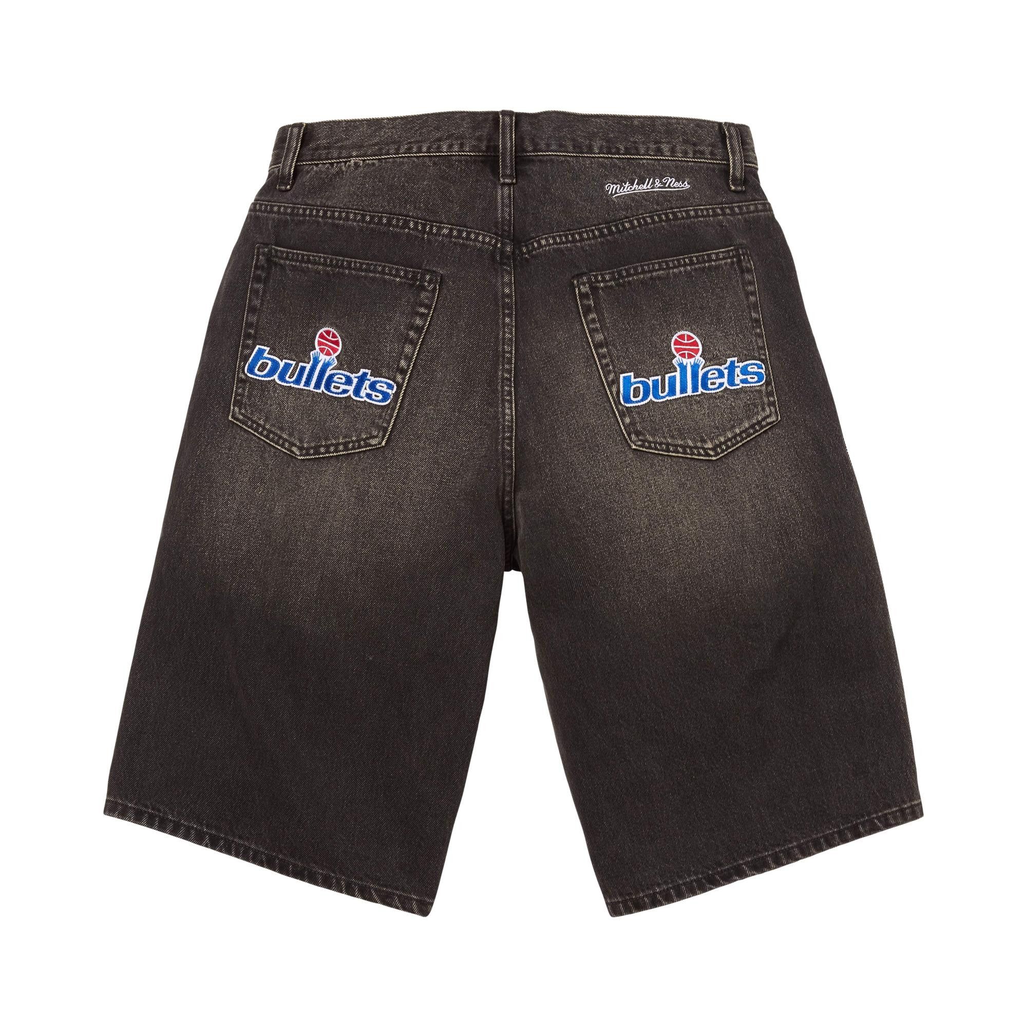 Buy Supreme x Mitchell & Ness Washington Bullets Baggy Denim Short
