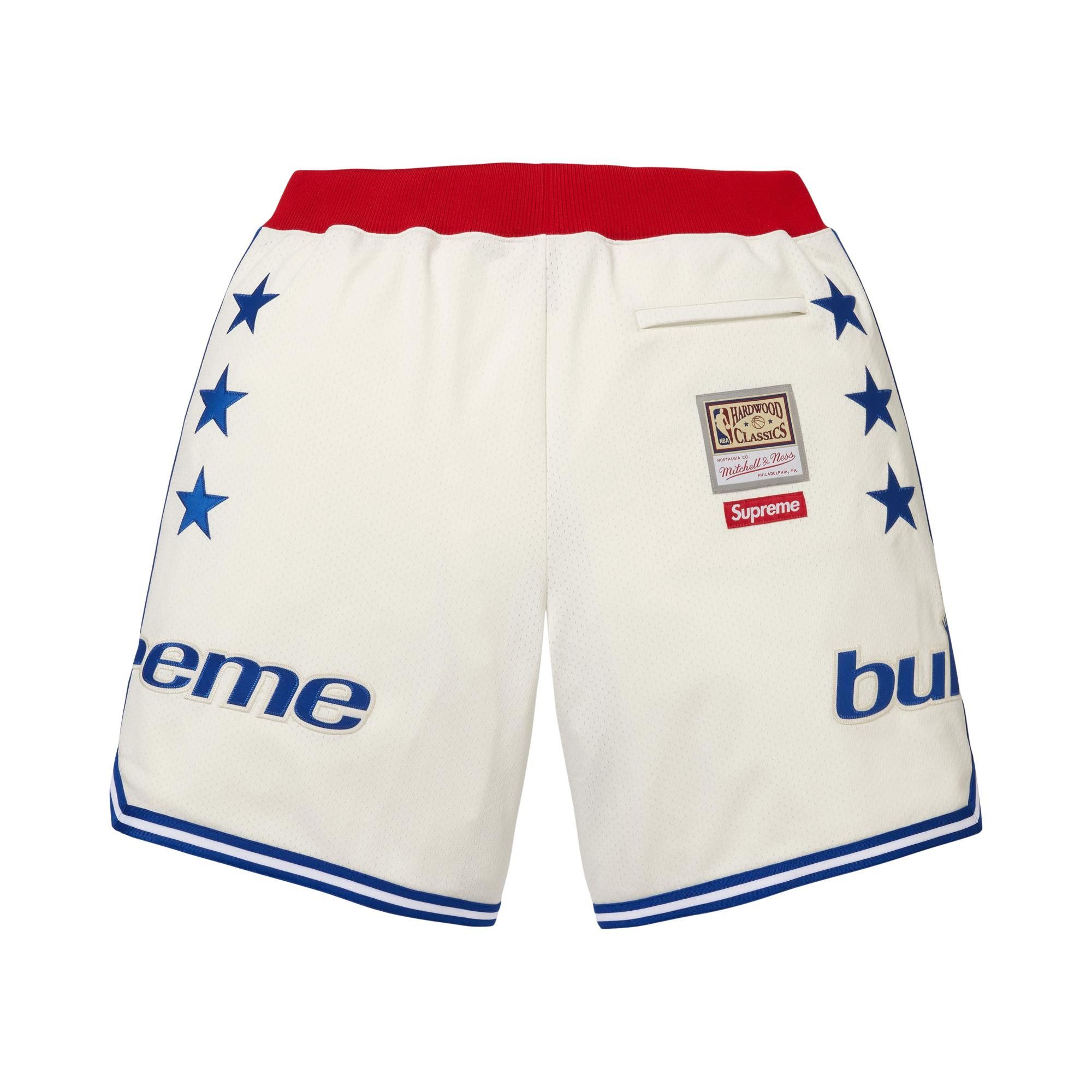 Buy Supreme x Mitchell & Ness Teams Short 'White' - SS26SH36 WHITE
