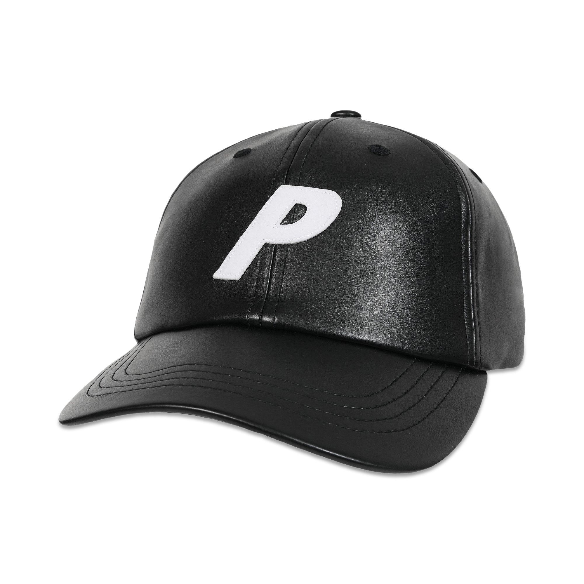 Buy Palace Faux Leather P 6-Panel 'Black' - P30H221 | GOAT AE
