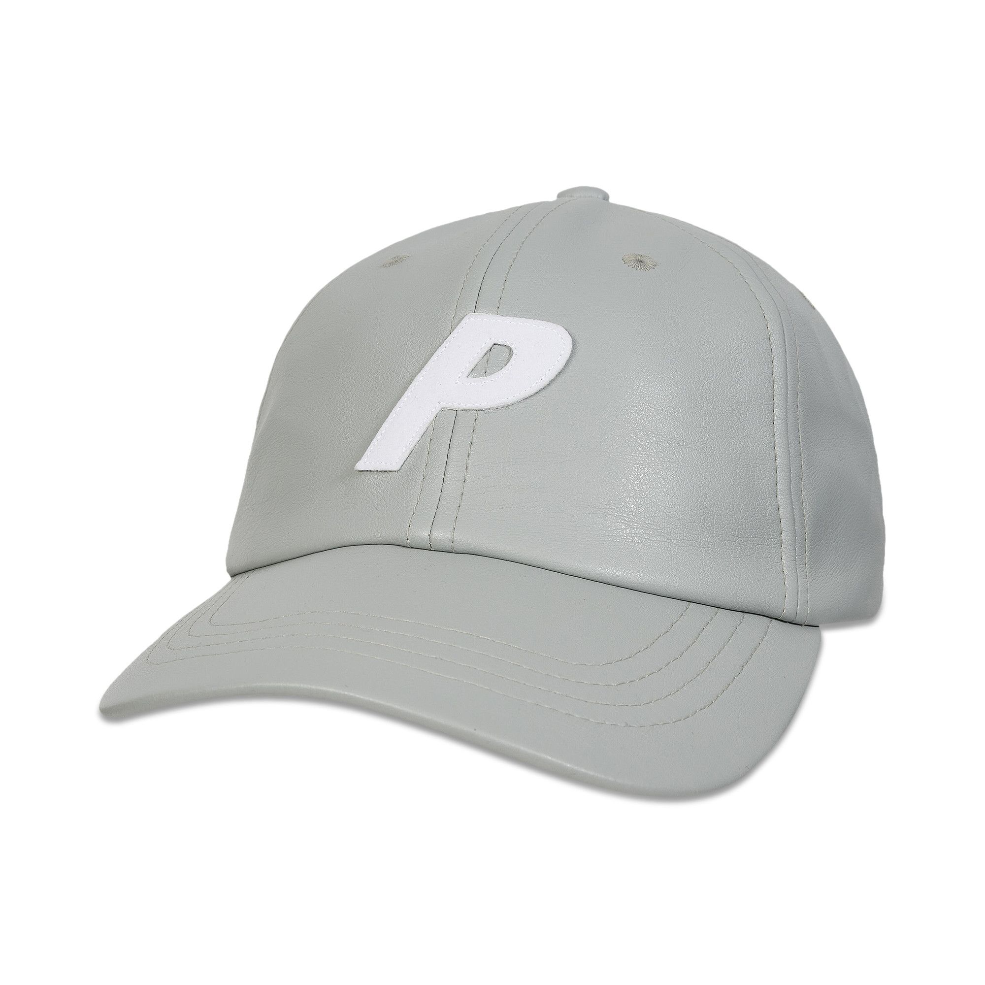 Buy Palace Faux Leather P 6-Panel 'Grey' - P30H223 | GOAT