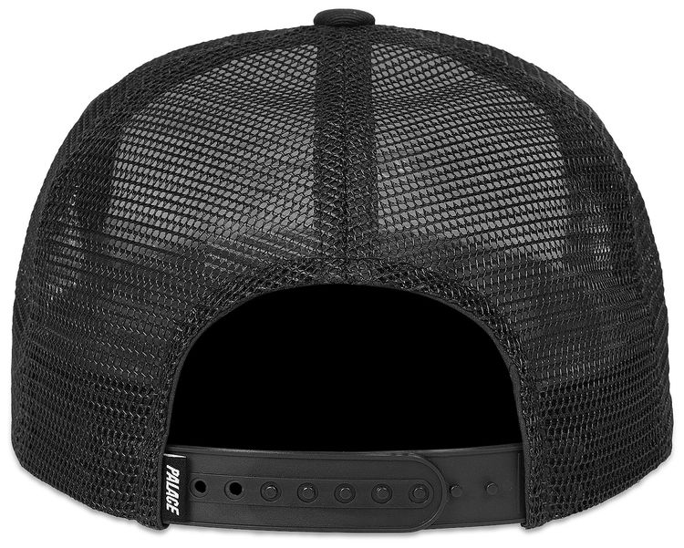 Palace Kitty Rhinestone Trucker Black