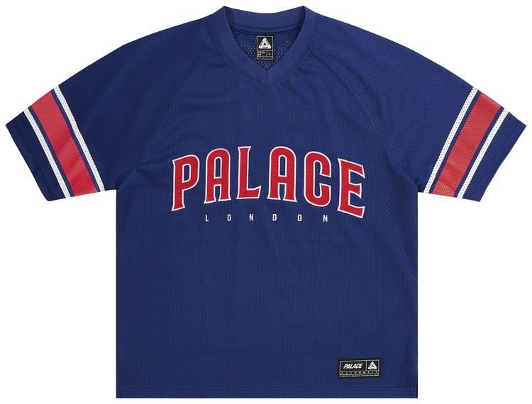 Palace Satin The Park Mesh Jersey Navy