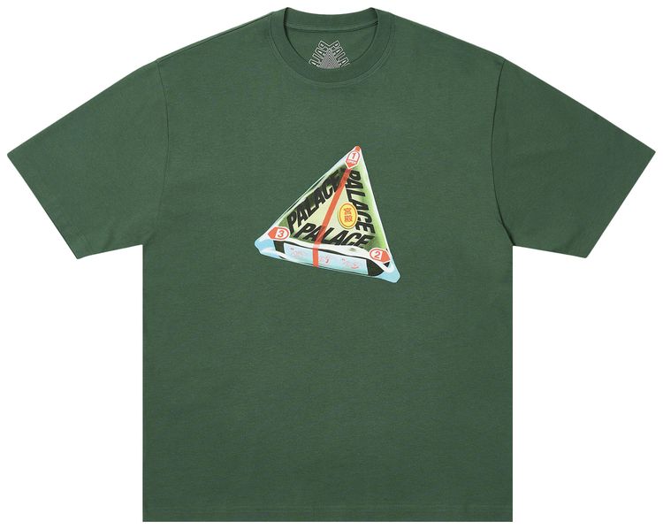 Palace Tri Onigiri T Shirt Racey Green