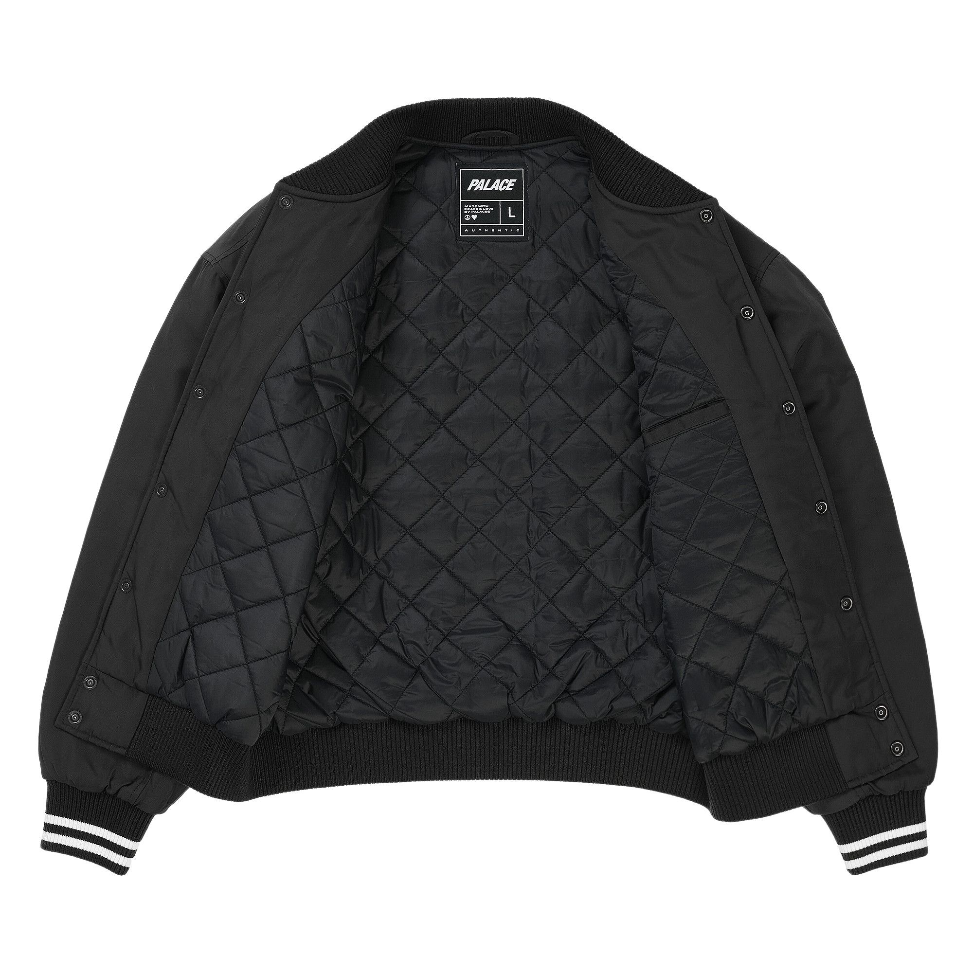Buy Palace Satin The Park Jacket 'Black' - P30JK070 | GOAT