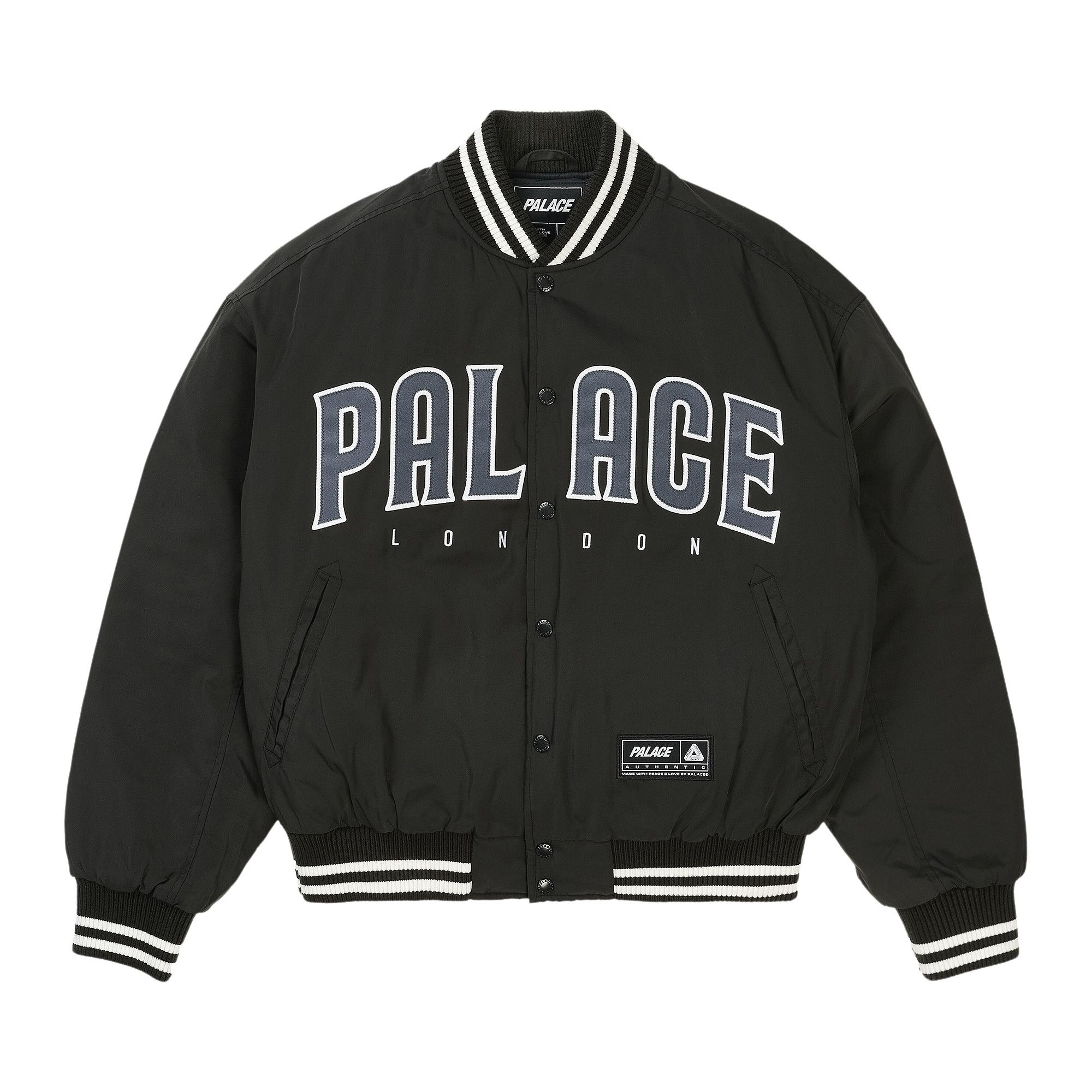 Buy Palace Satin The Park Jacket 'Black' - P30JK070 | GOAT