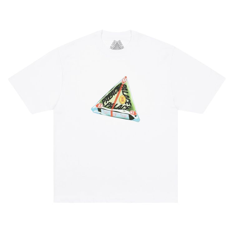 Palace Tri Onigiri T Shirt White