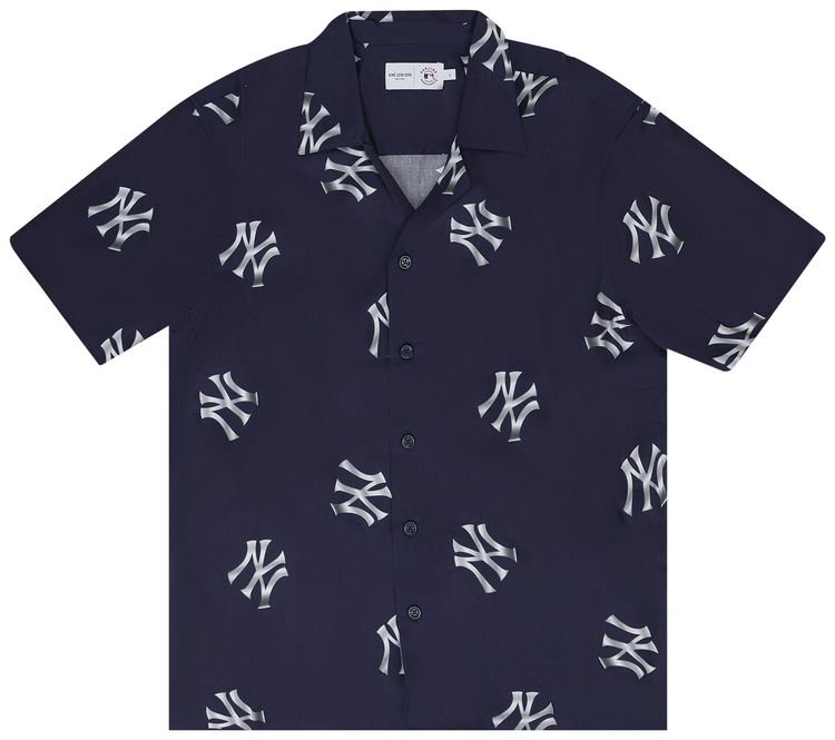Aime Leon Dore Yankees Leisure Shirt Navy Blazer