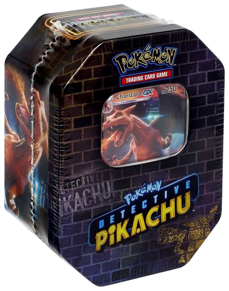 Pokemon Detective Pikachu Tin Charizard