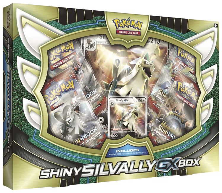Pokemon Shiny Silvally GX Box