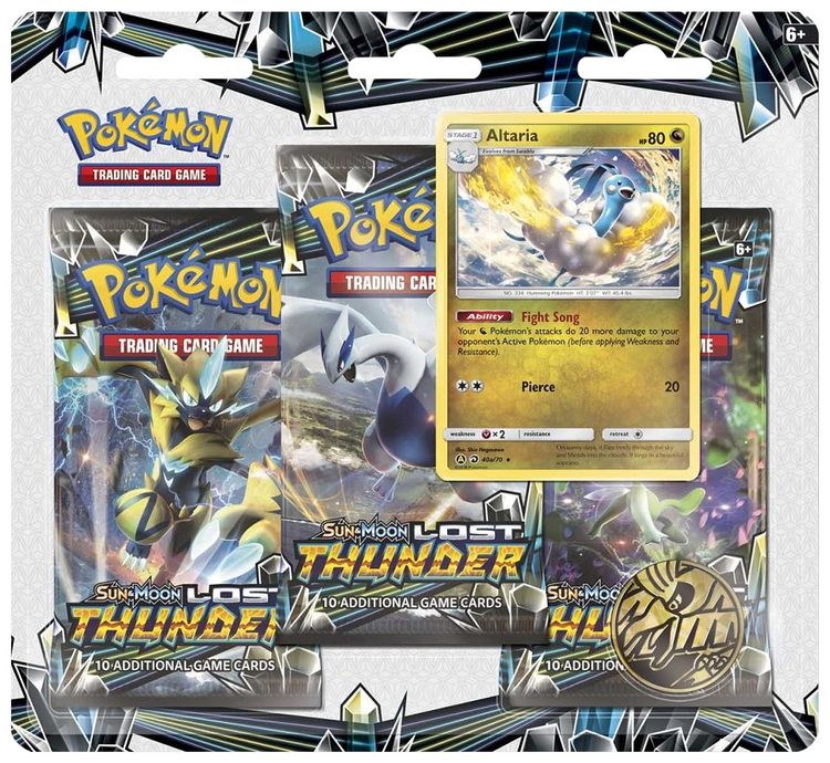 Pokemon Lost Thunder 3 Pack Blister Altaria