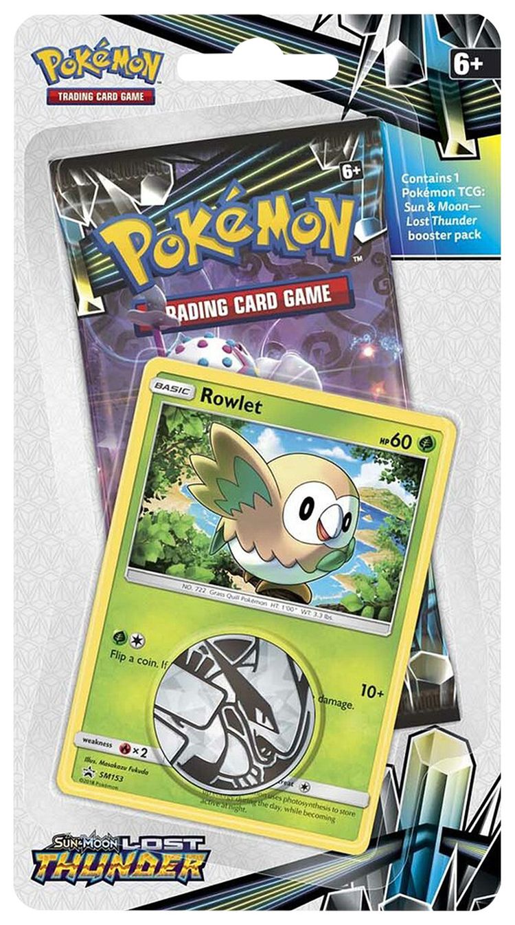 Pokemon Lost Thunder Single Pack Blister Rowlet