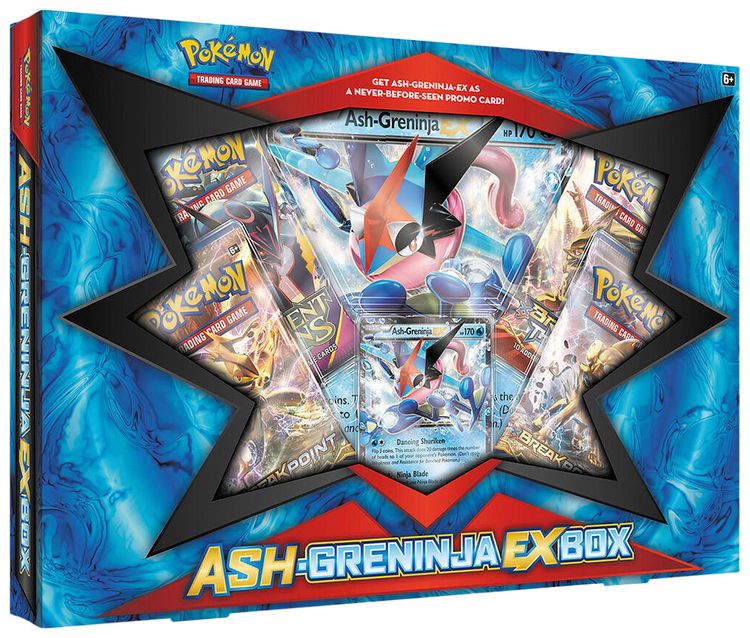 Pokemon Ash Greninja Ex box