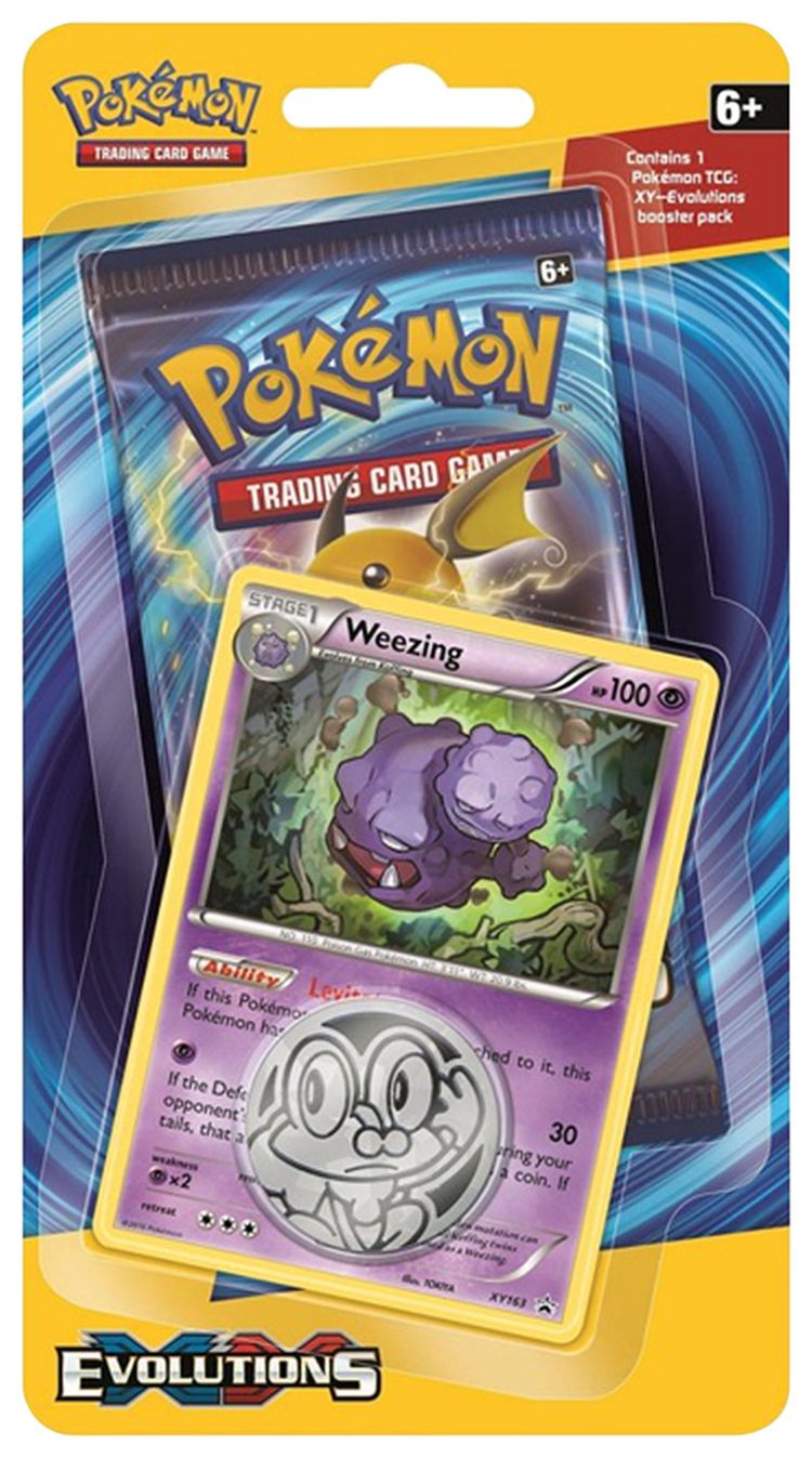 Pokemon XY Evolutions Single Pack Blister Weezing