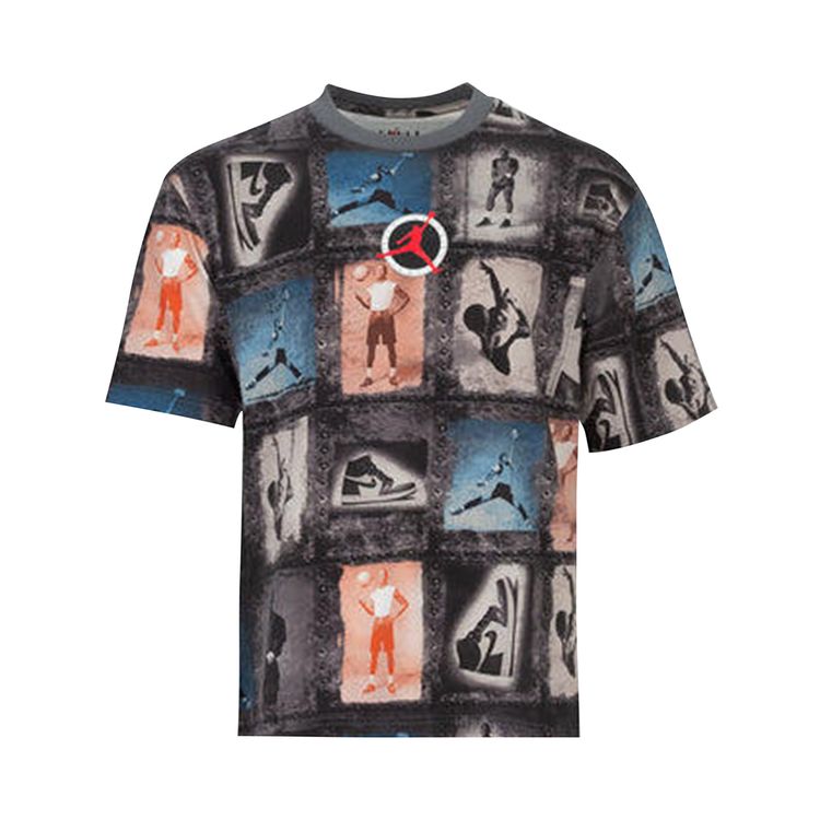 Air Jordan Flight Club Printed T Shirt Sail