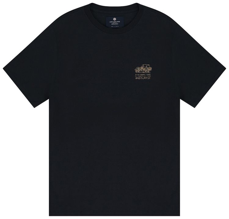 Aime Leon Dore Woolrich All Terrain Tee Jet Black