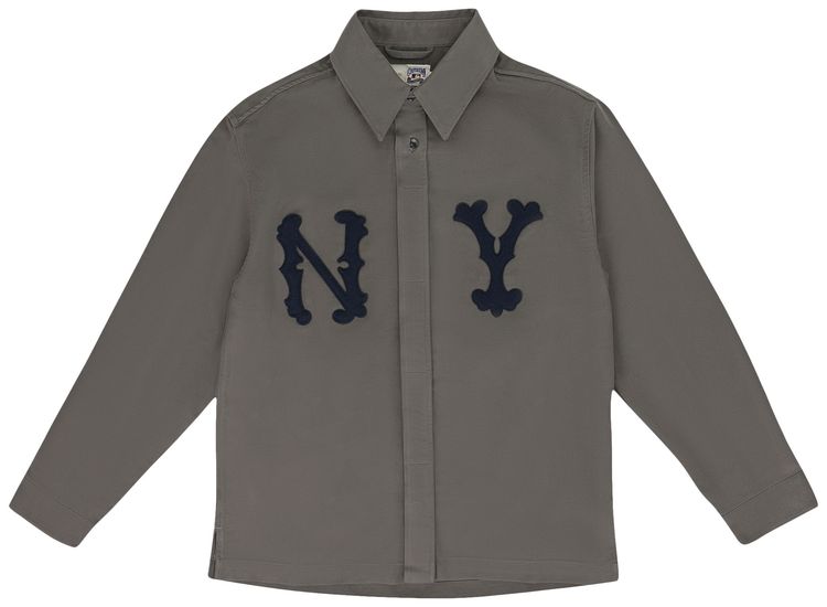 Aime Leon Dore NY Highlanders Overshirt Granite Grey