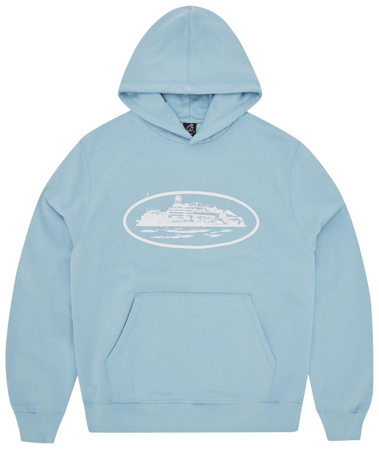 Corteiz Alcatraz Hoodie Baby Blue