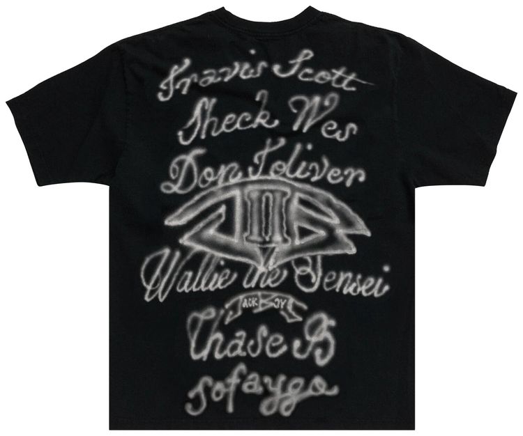 Cactus Jack by Travis Scott Boys 2 Tee Black