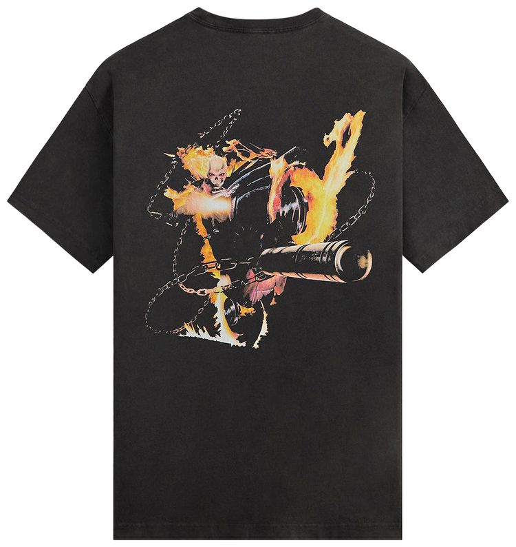 Kith x Marvel Ghost Rider Vintage Tee Black