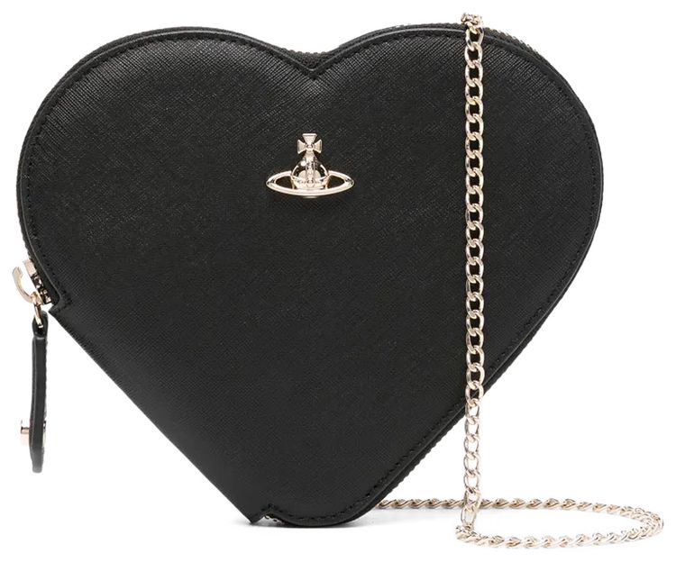 Vivienne Westwood New Heart Crossbody Black