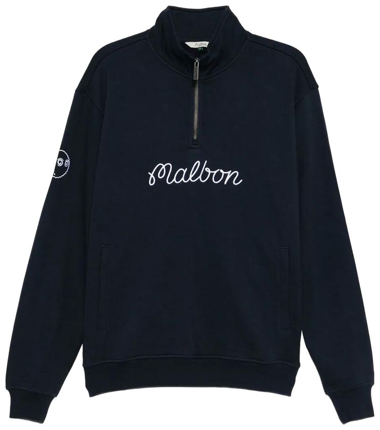 Malbon Collegiate Sweatshirt Aegean Blue