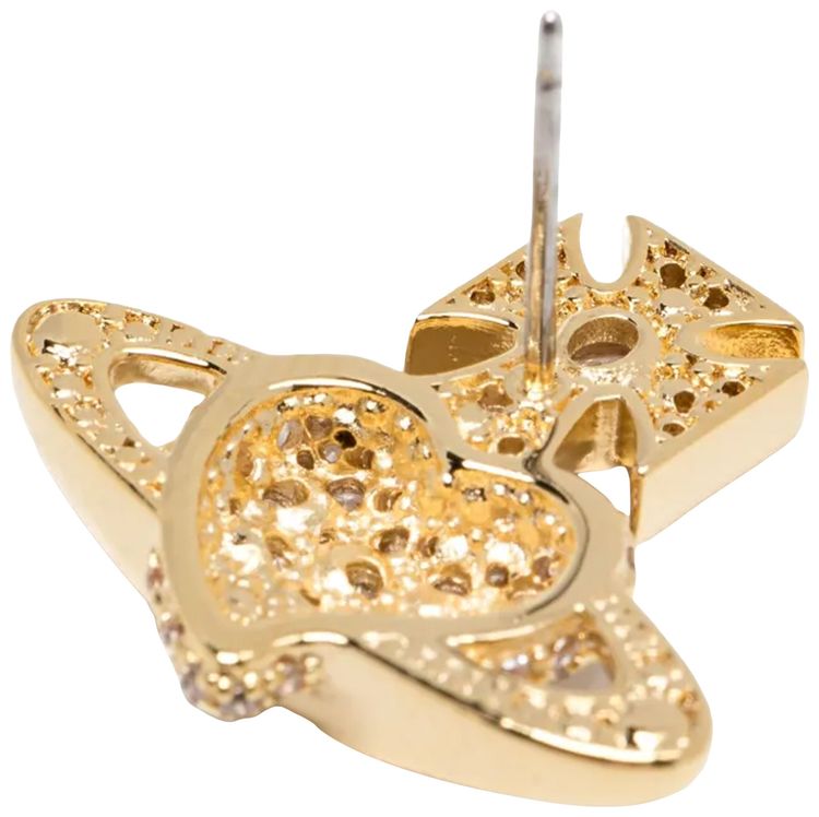 Vivienne Westwood Agnatha Earrings GoldWhite