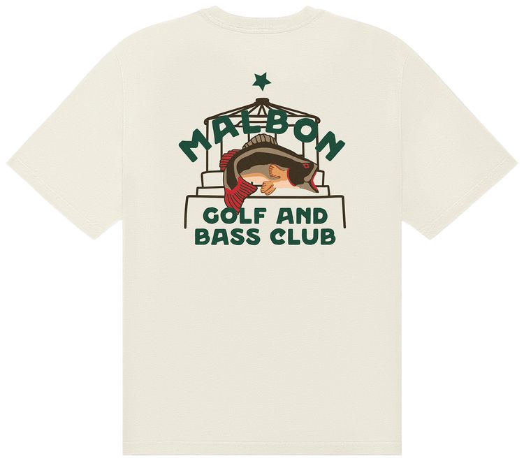 Malbon Vista Bass Club Tee Ivory