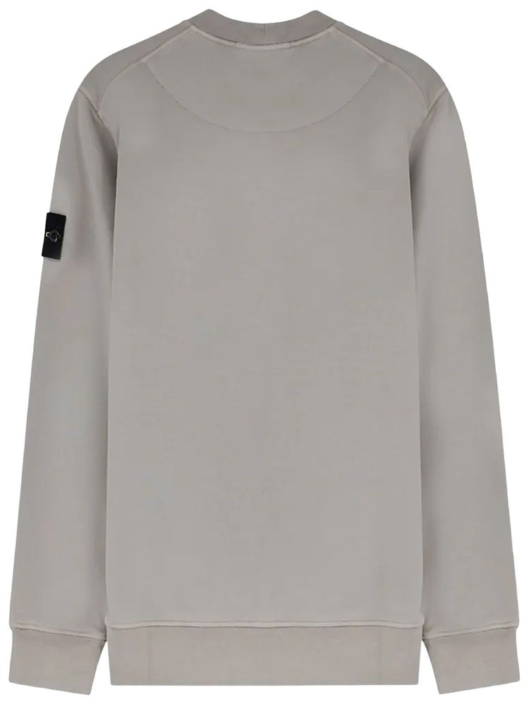Stone Island Basic Crew Neck Sweatshirt Pearl Grey