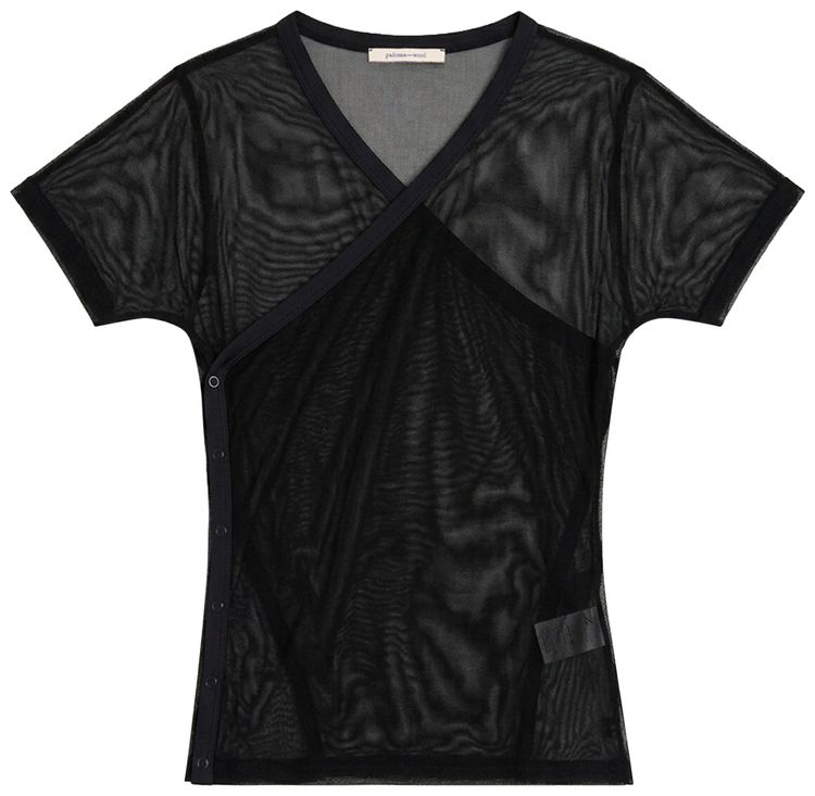 Paloma Wool Olimpia Mesh Top Black