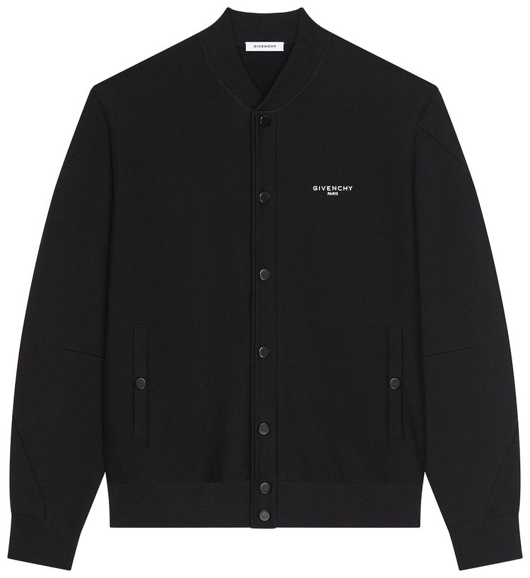 Givenchy V Neck Lined Cardigan Black