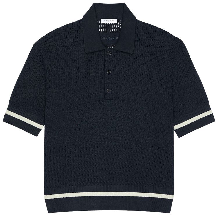 Givenchy Short Sleeve Polo Night Blue
