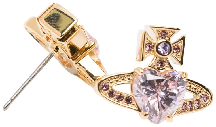 Vivienne Westwood Ariella Earrings GoldLight Pink