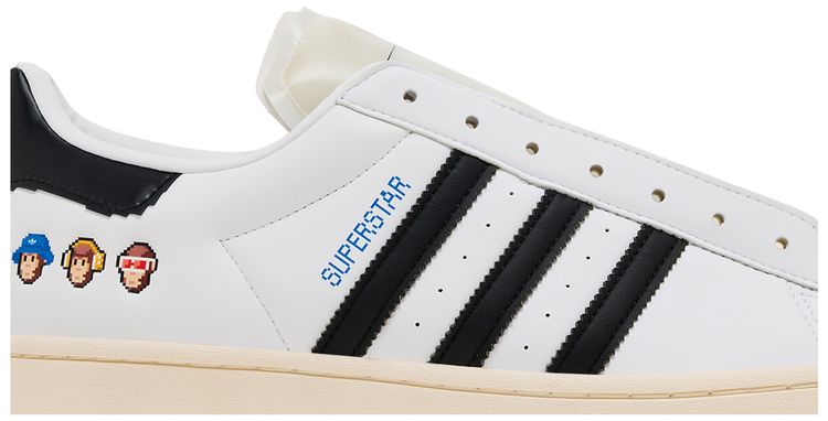 Monkey Kingdom x adidas Superstar White Black
