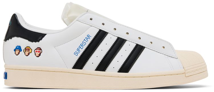 Monkey Kingdom x adidas Superstar White Black