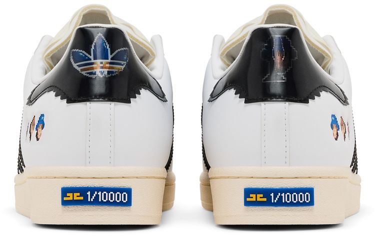 Monkey Kingdom x adidas Superstar White Black