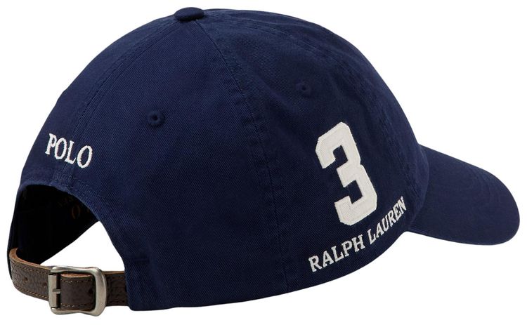 Polo Ralph Lauren Cotton Twill Sport Cap W Embroidered Big Polo Pony Newport Navy